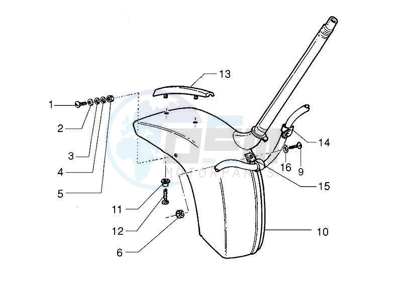 Wheel housing - Mudguard image