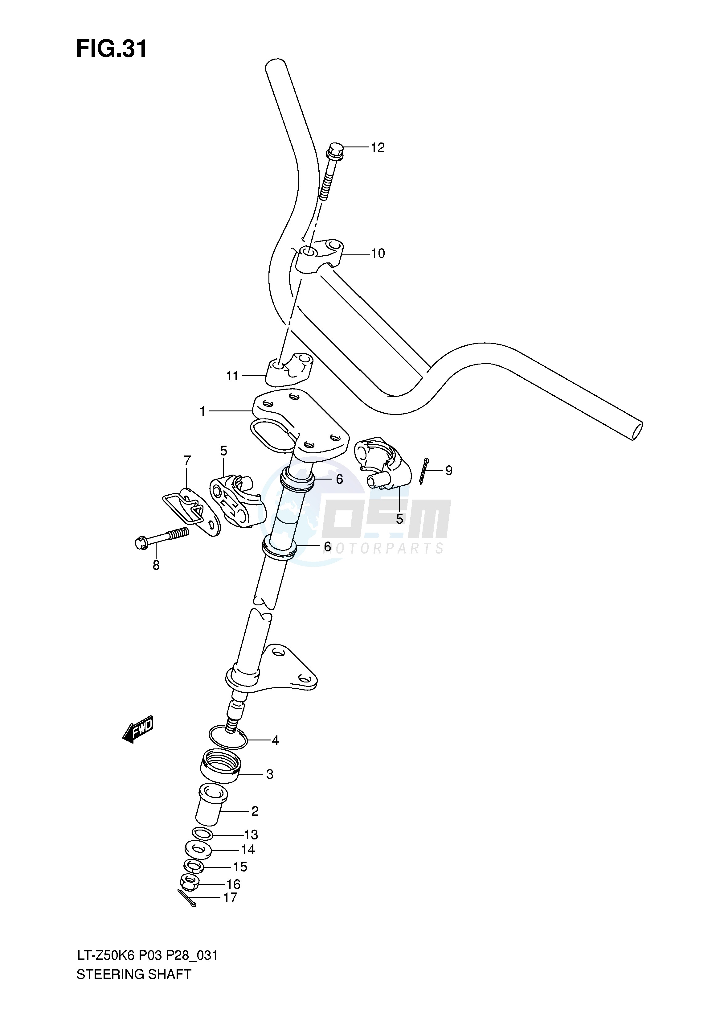 STEERING SHAFT blueprint