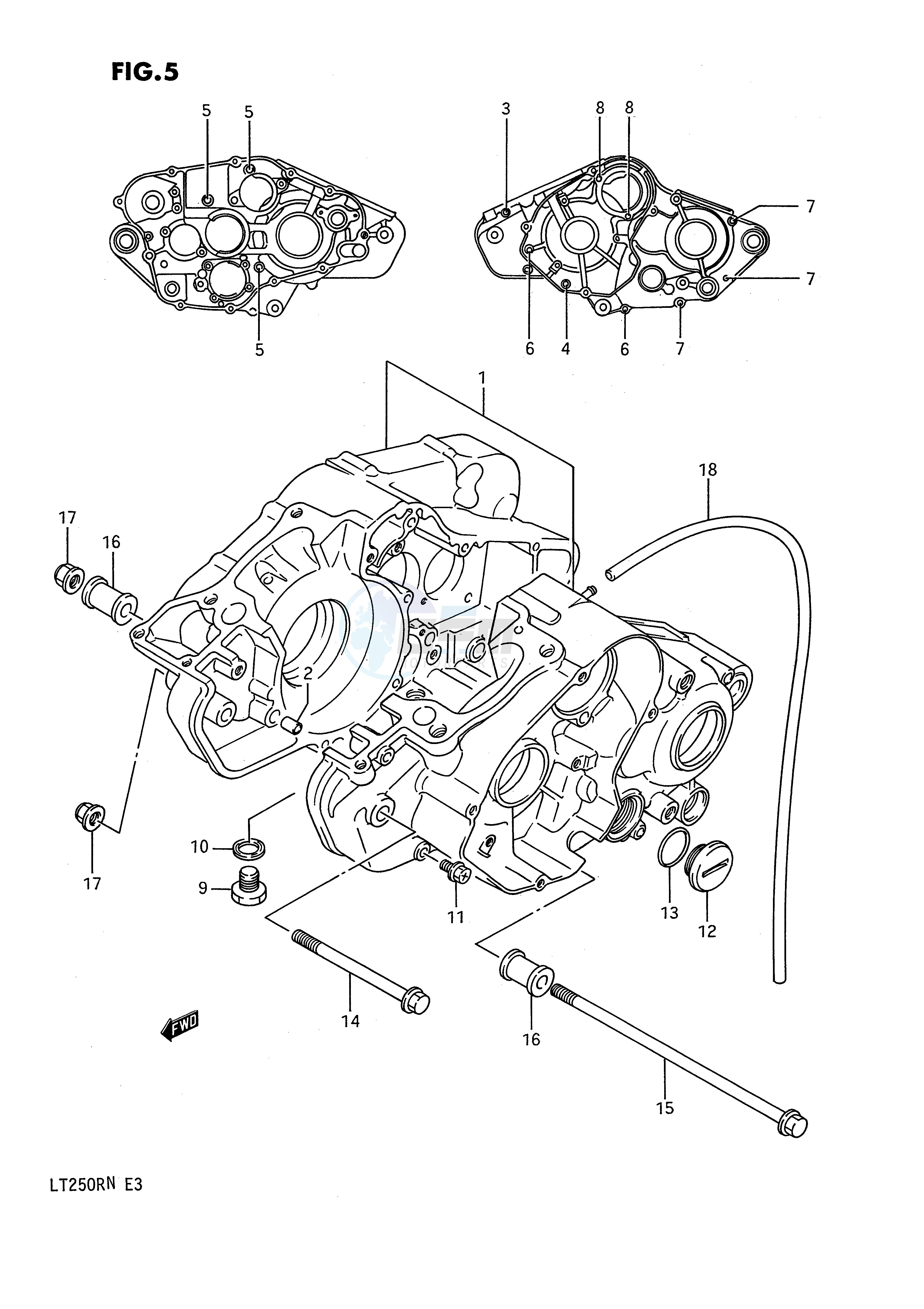 CRANKCASE (MODEL H J K L M N) image