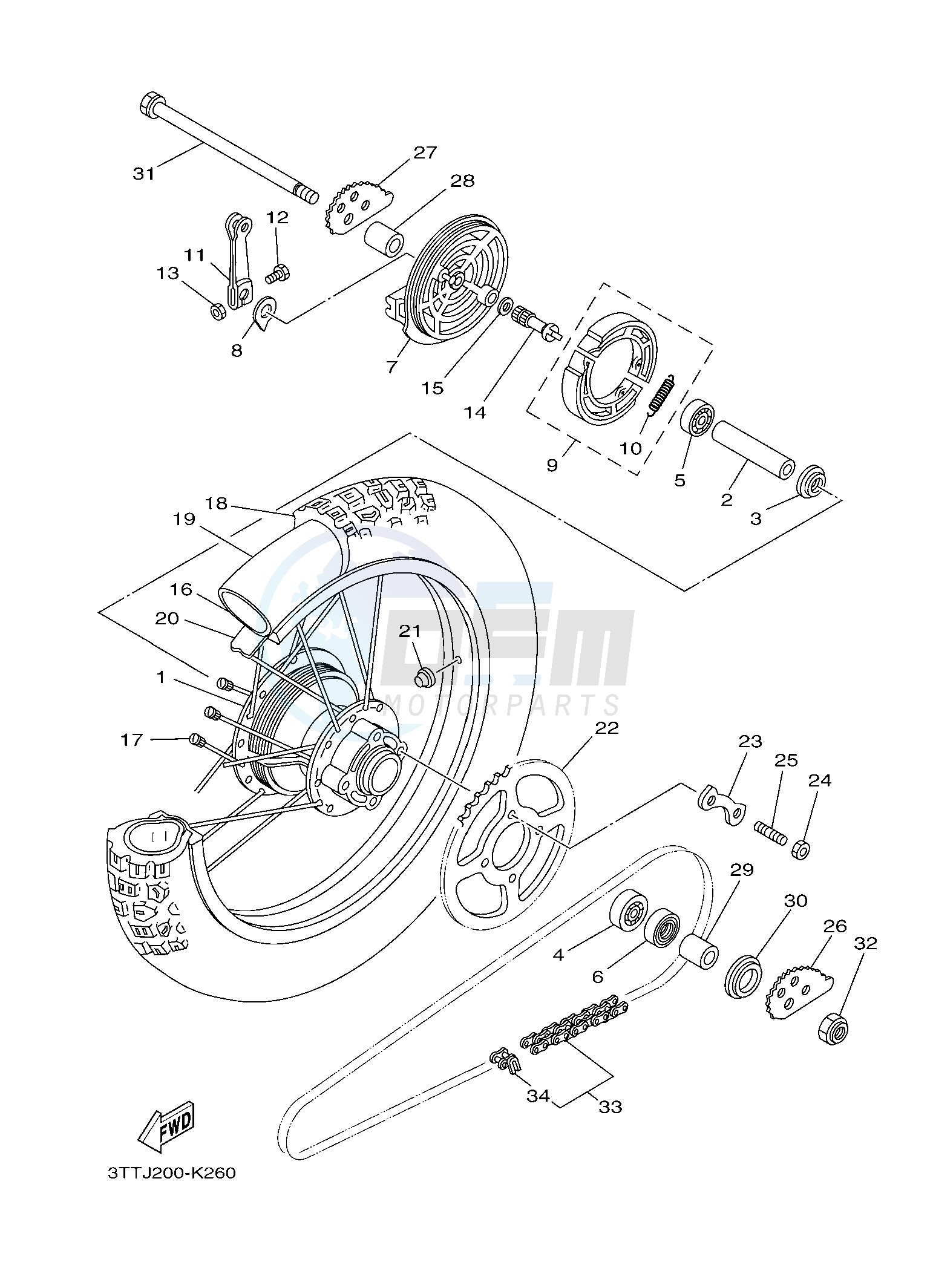 REAR WHEEL image