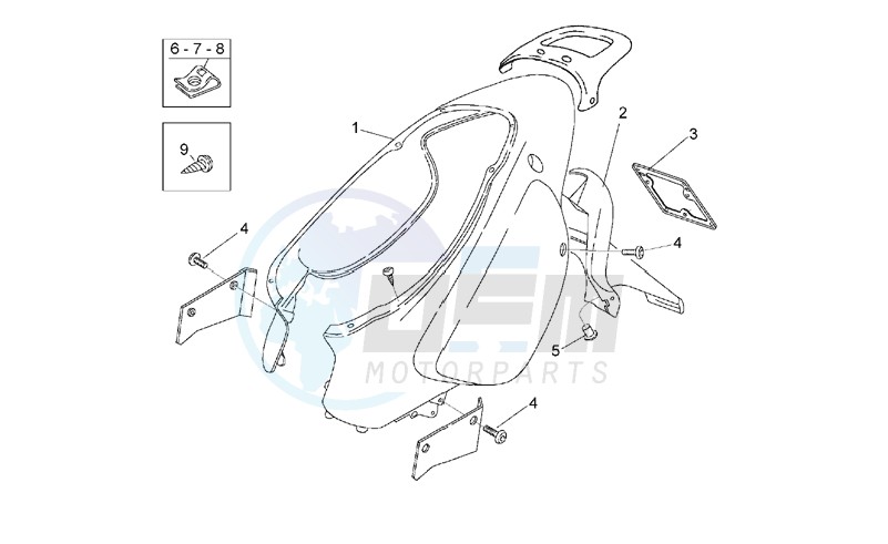 Rear body I blueprint