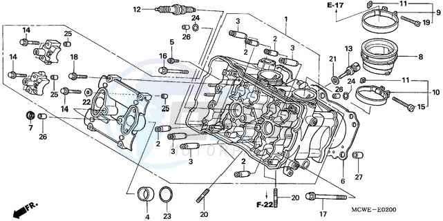 CYLINDER HEAD (FRONT) image