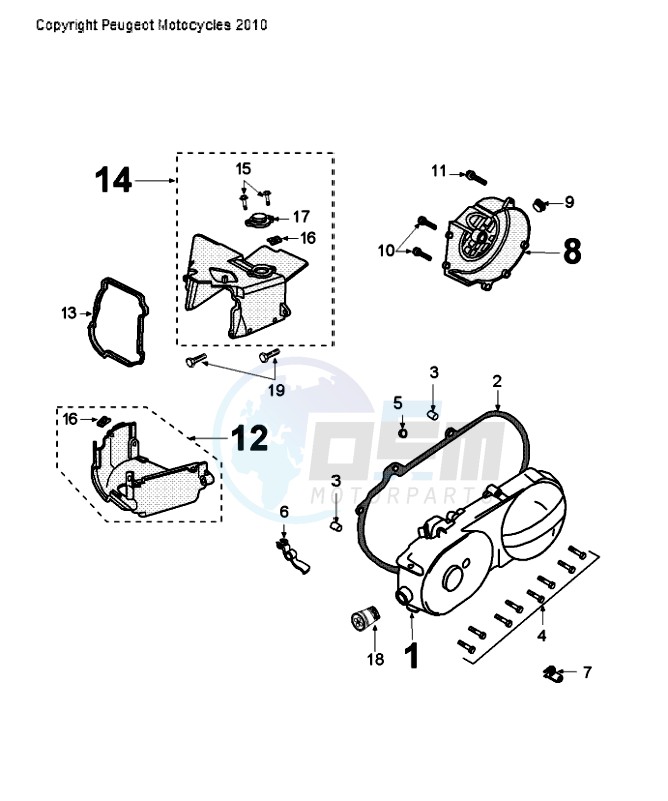 CRANKCASE COVER image