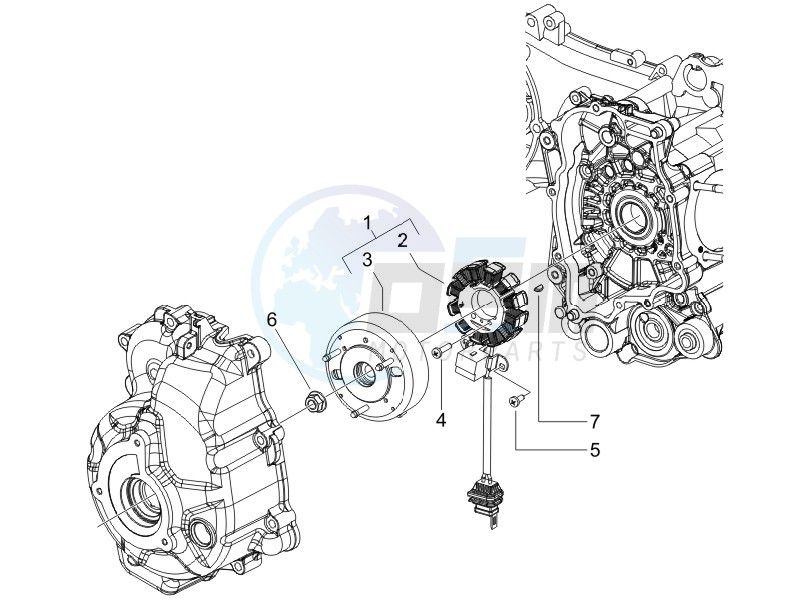 Flywheel magneto image