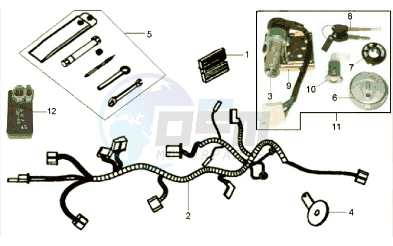 WIRING HARNASS - ELECTRONIC PARTS - TOOLKIT image