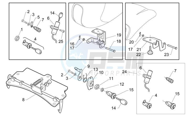 Lock hardware kit image