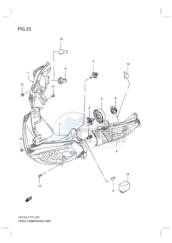 FRONT COMBINATION LAMP image