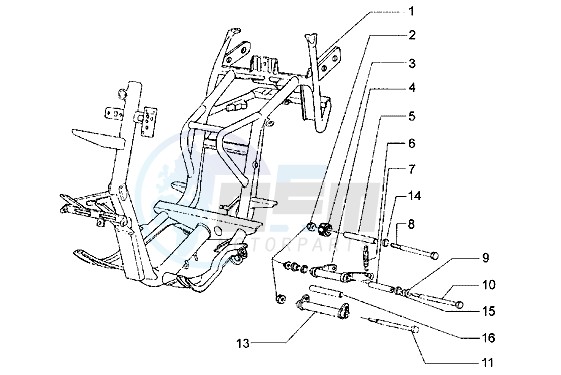 Chassis - Swinging arm - Aide stand image