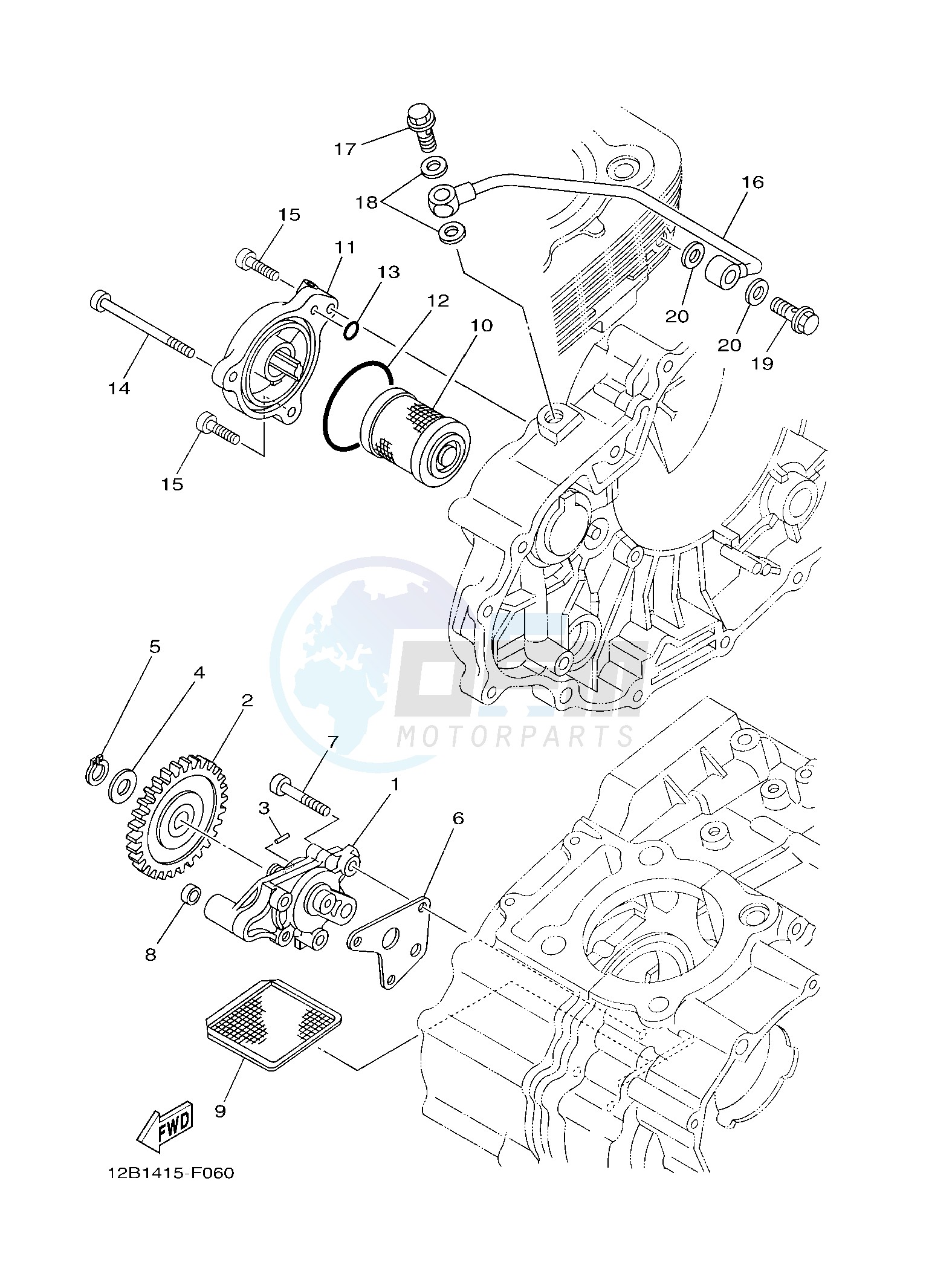 OIL PUMP blueprint