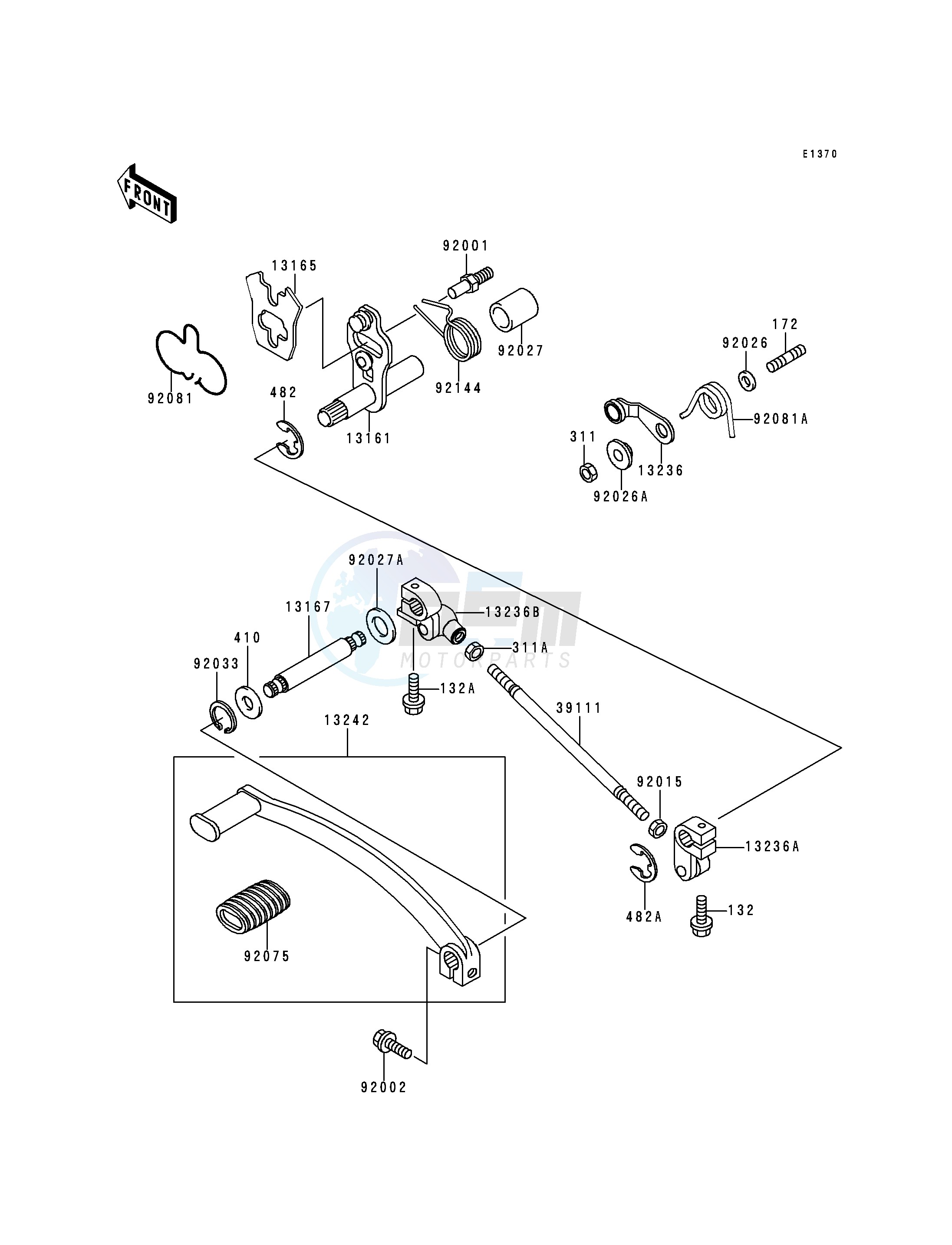 GEAR CHANGE MECHANISM image