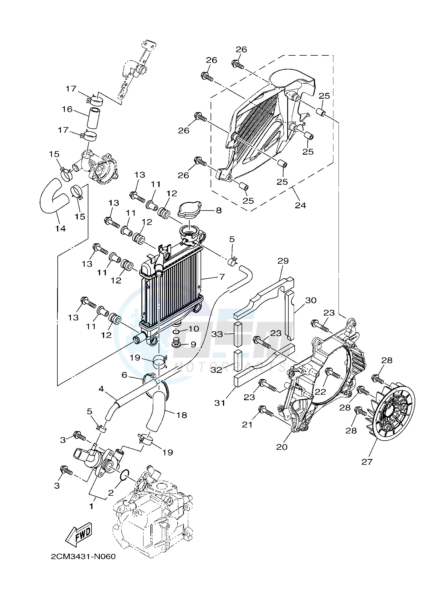 RADIATOR & HOSE image