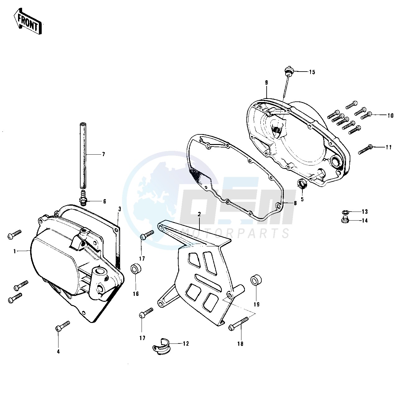 ENGINE COVERS -- 73 F11M- - image