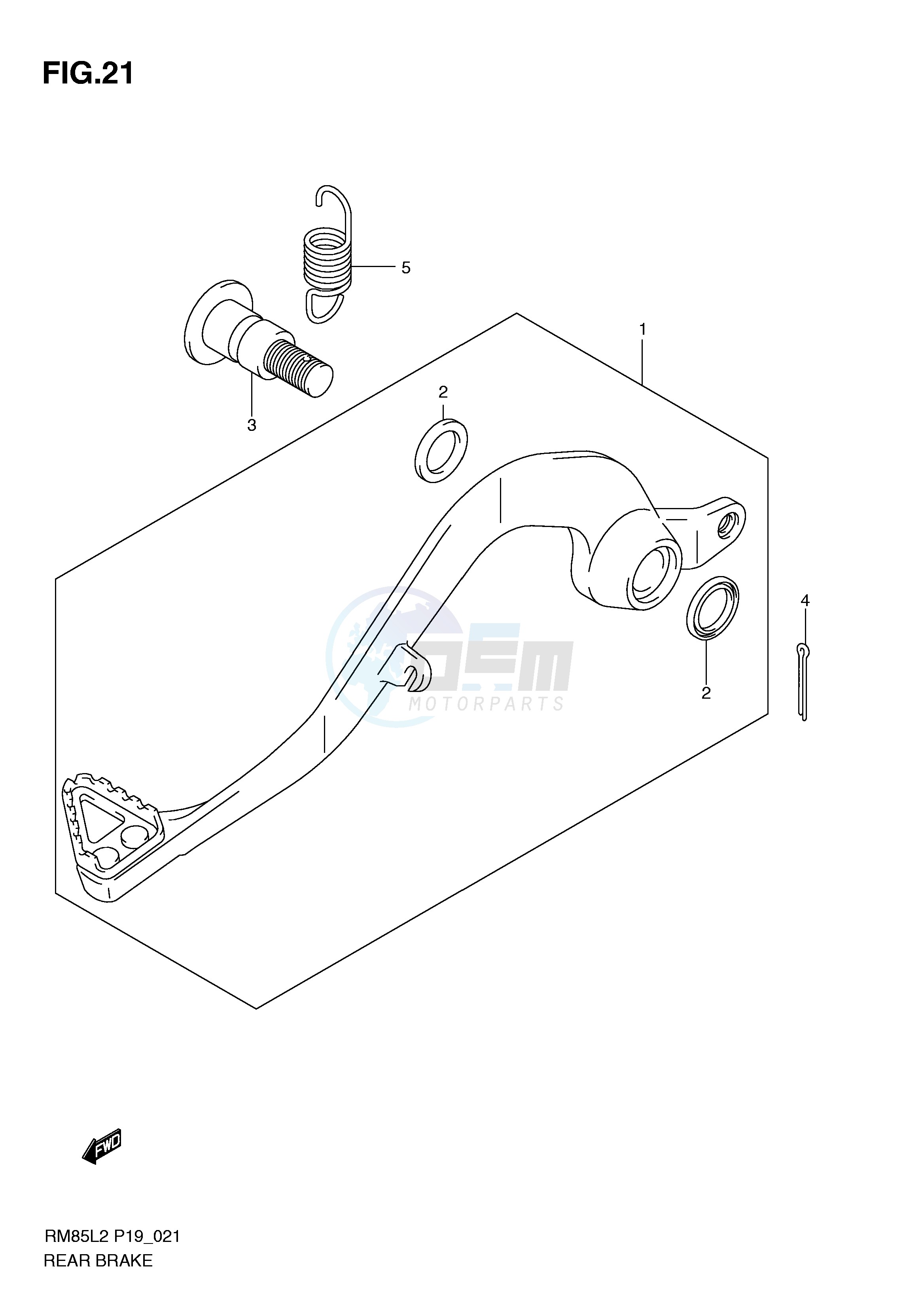 REAR BRAKE image