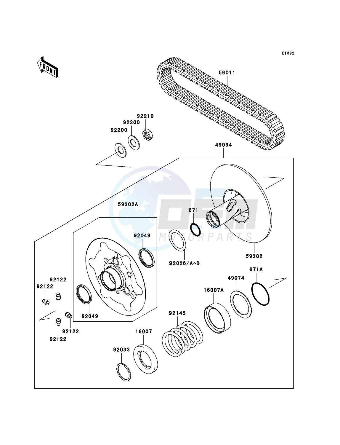 Driven Converter/Drive Belt image