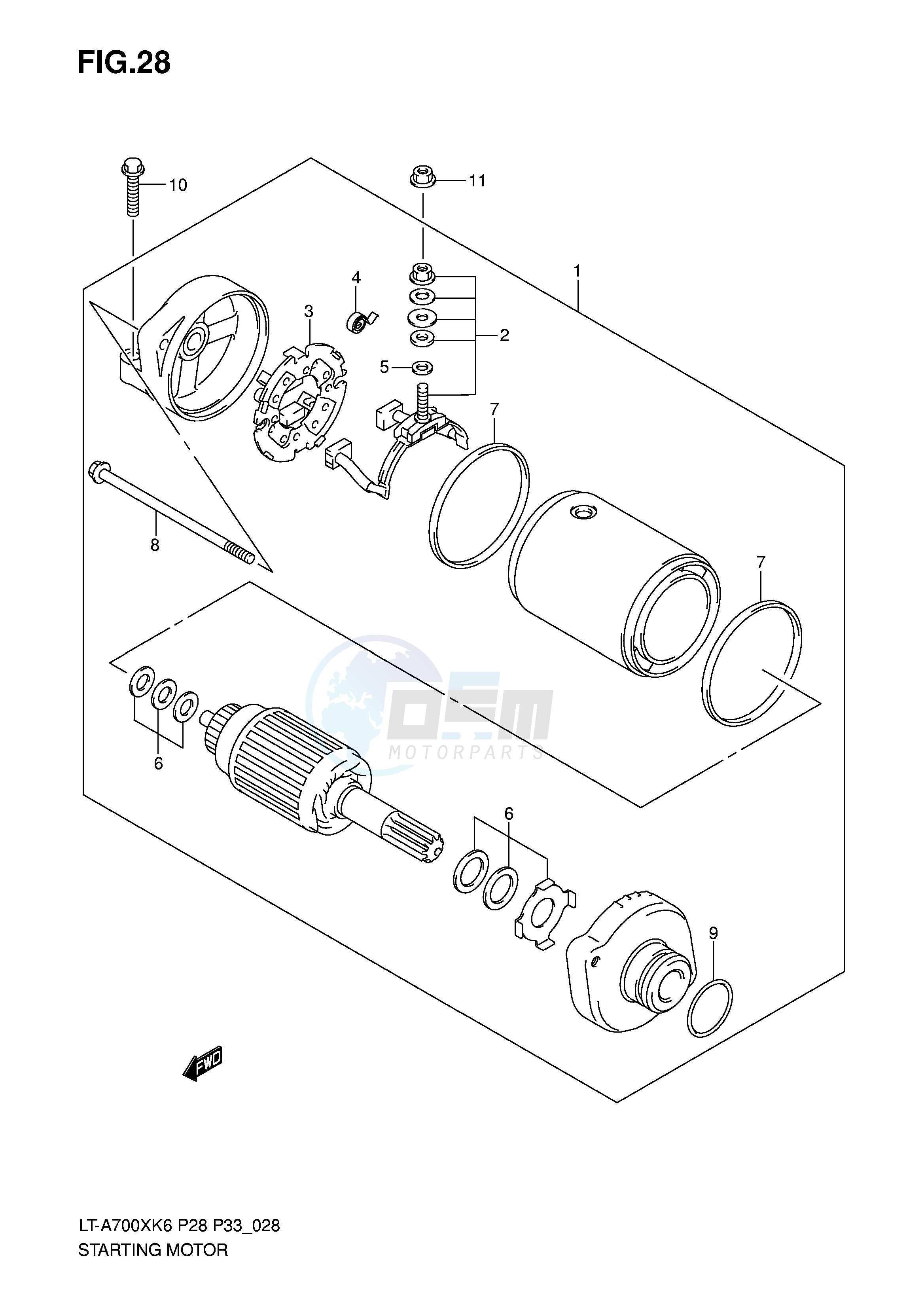 STARTING MOTOR image