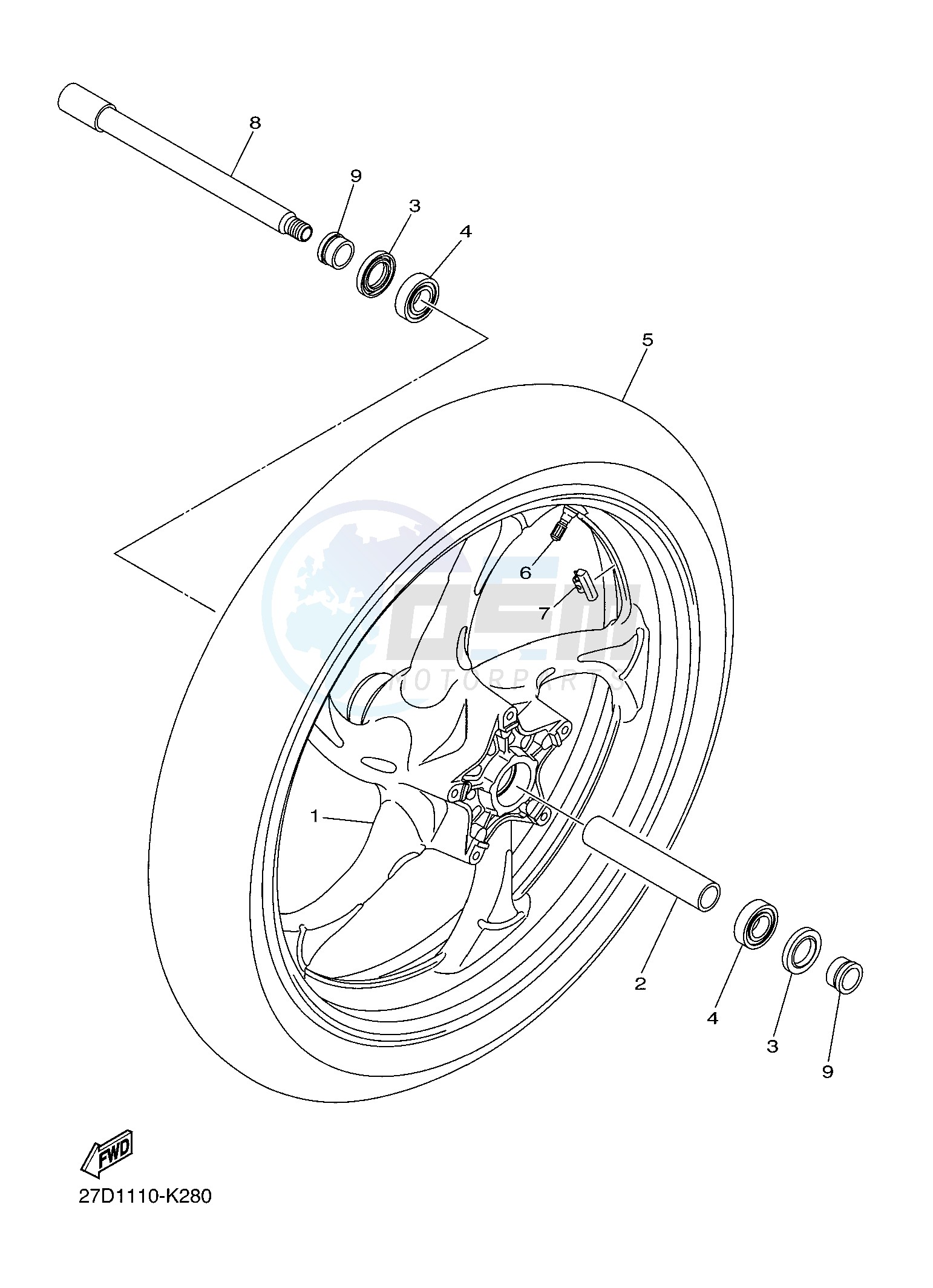 FRONT WHEEL image