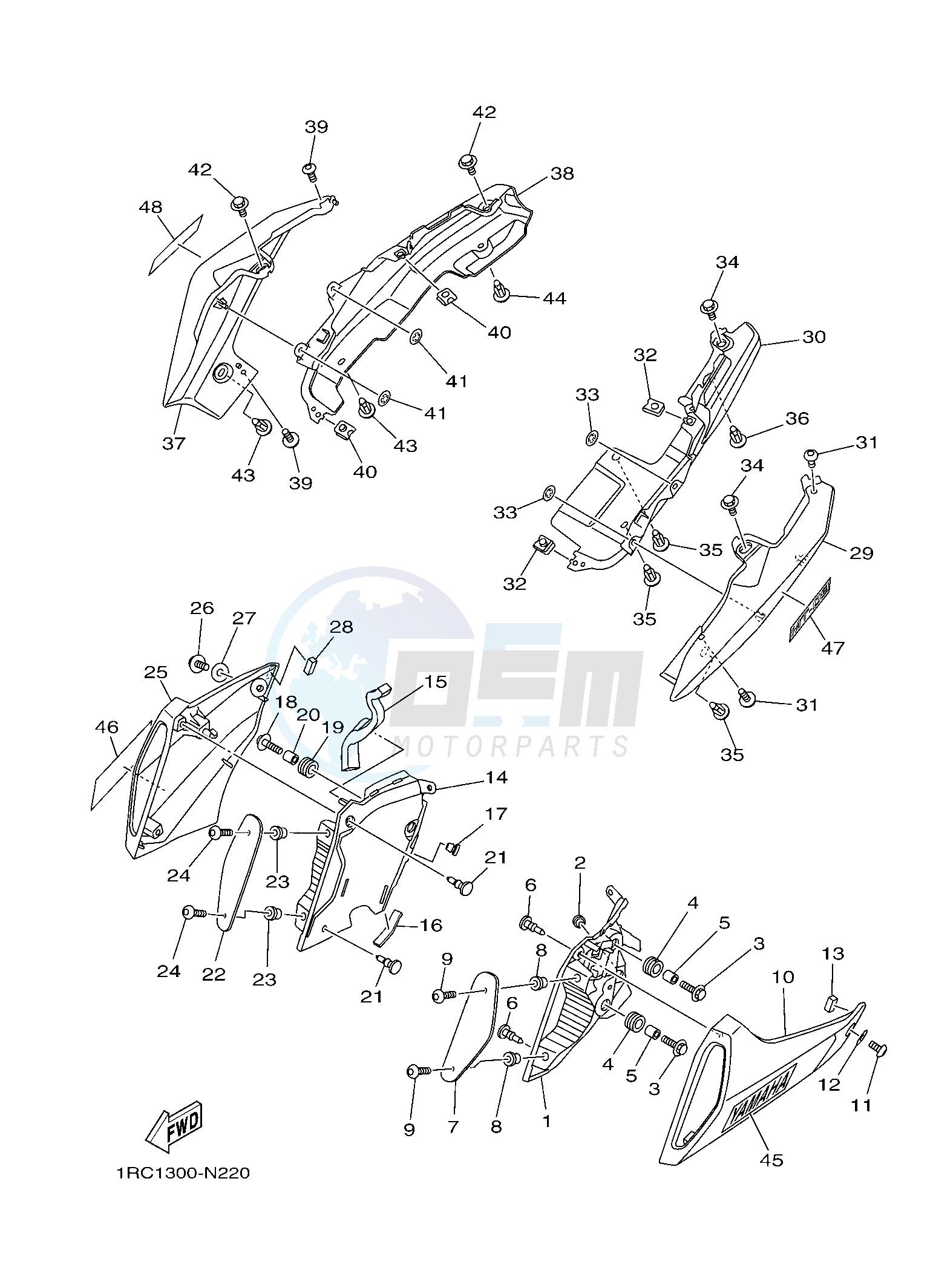 SIDE COVER blueprint