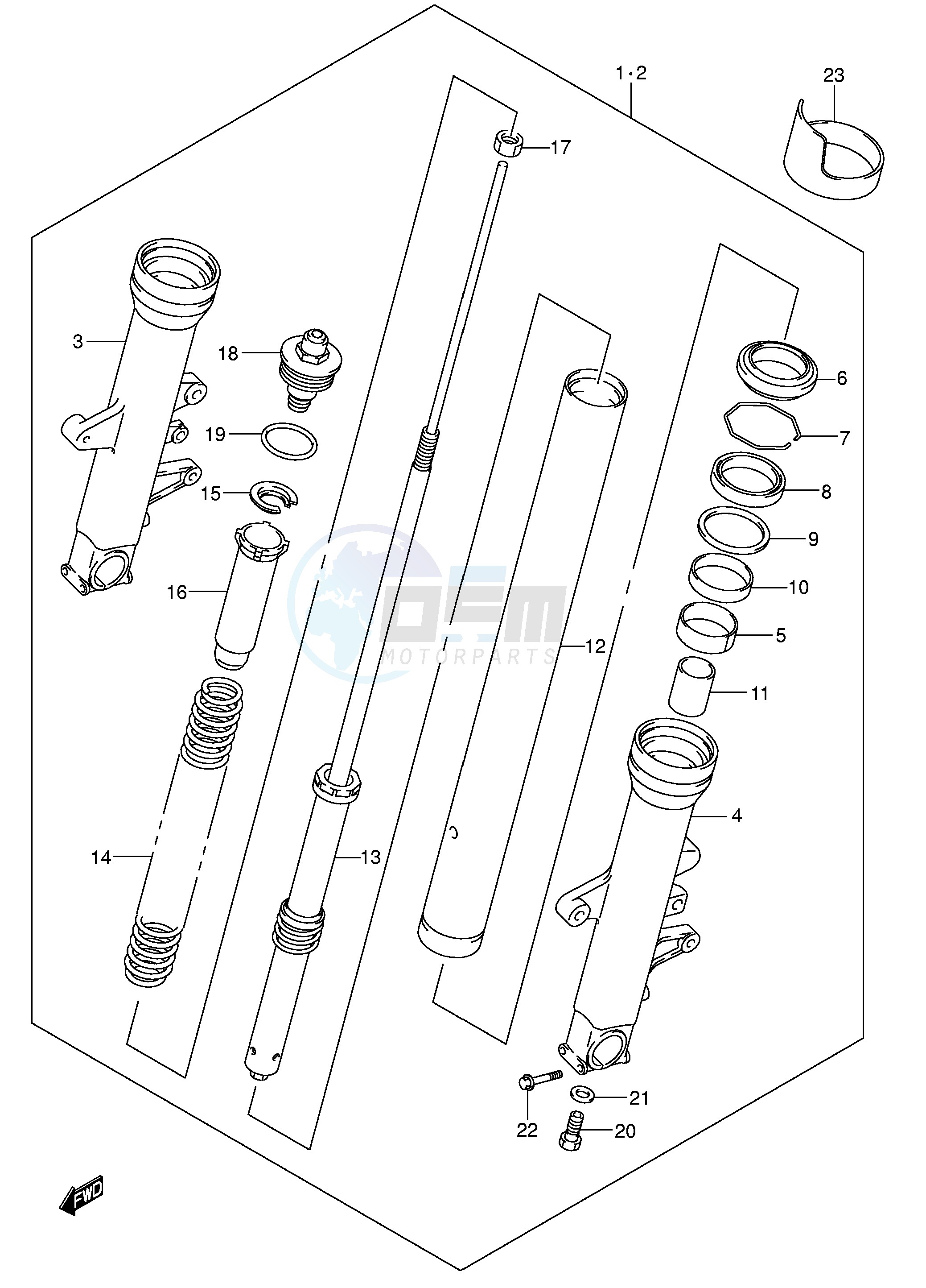 FRONT DAMPER (MODEL K5) image