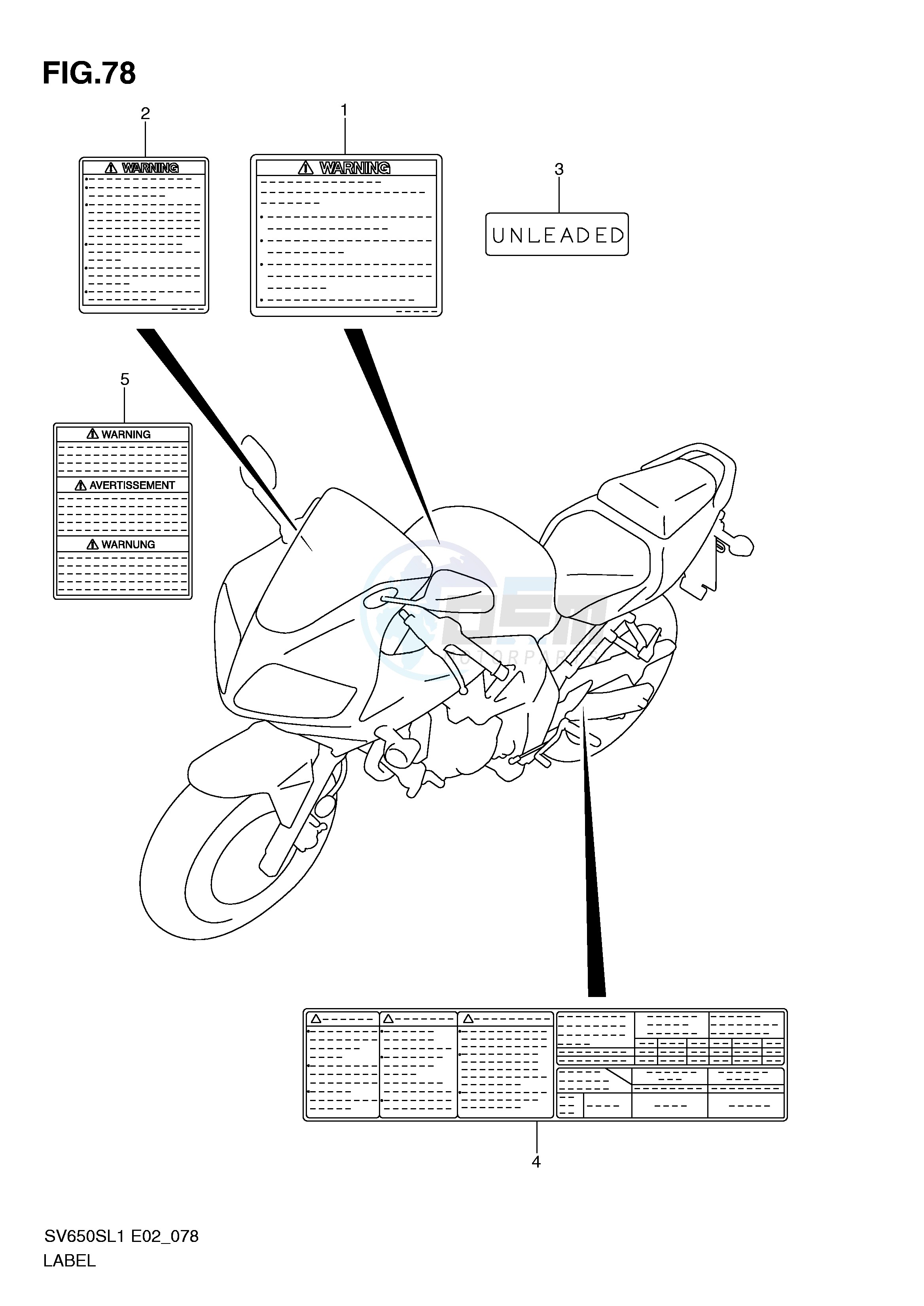 LABEL (SV650SAL1 E24) blueprint