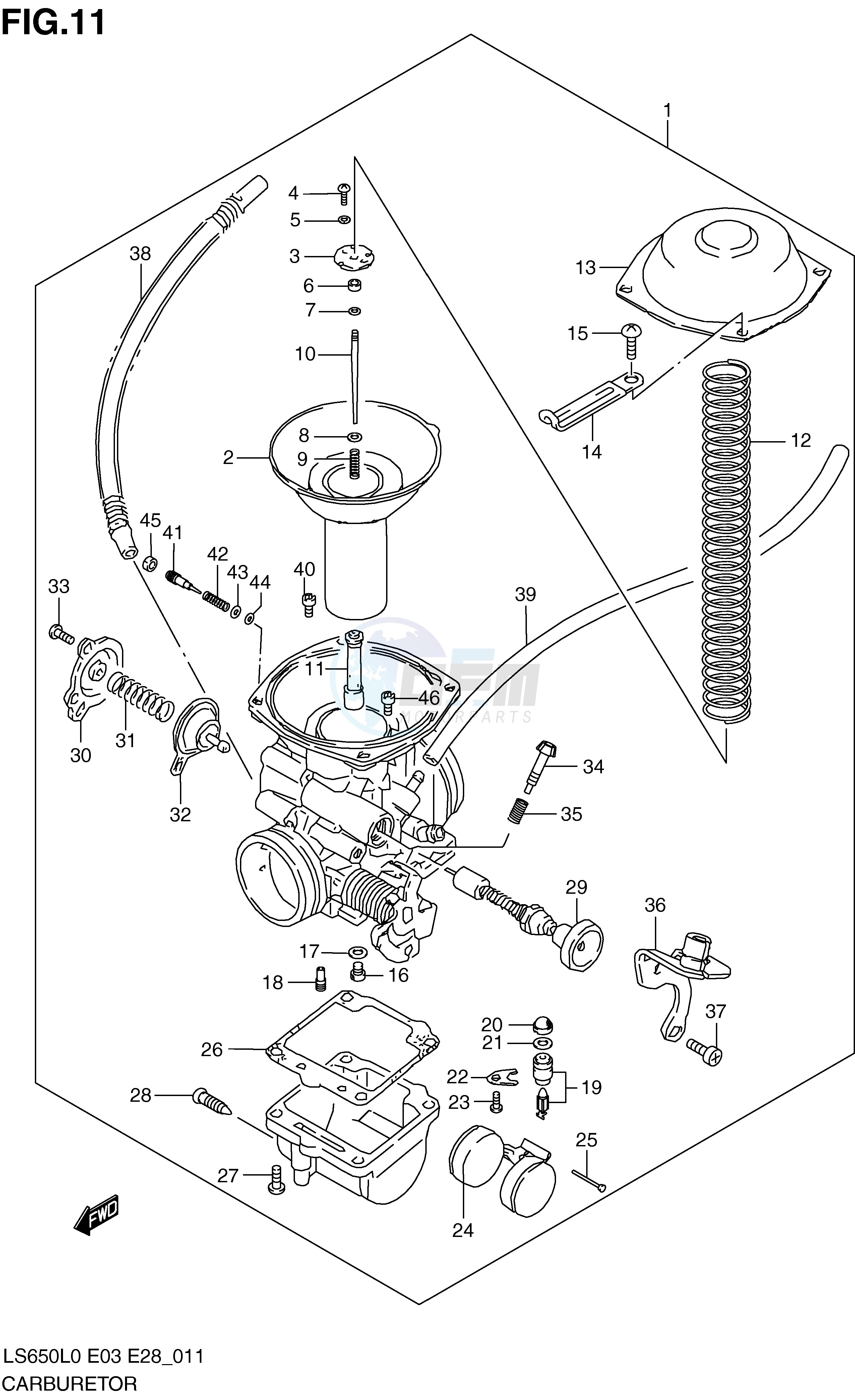 CARBURETOR blueprint