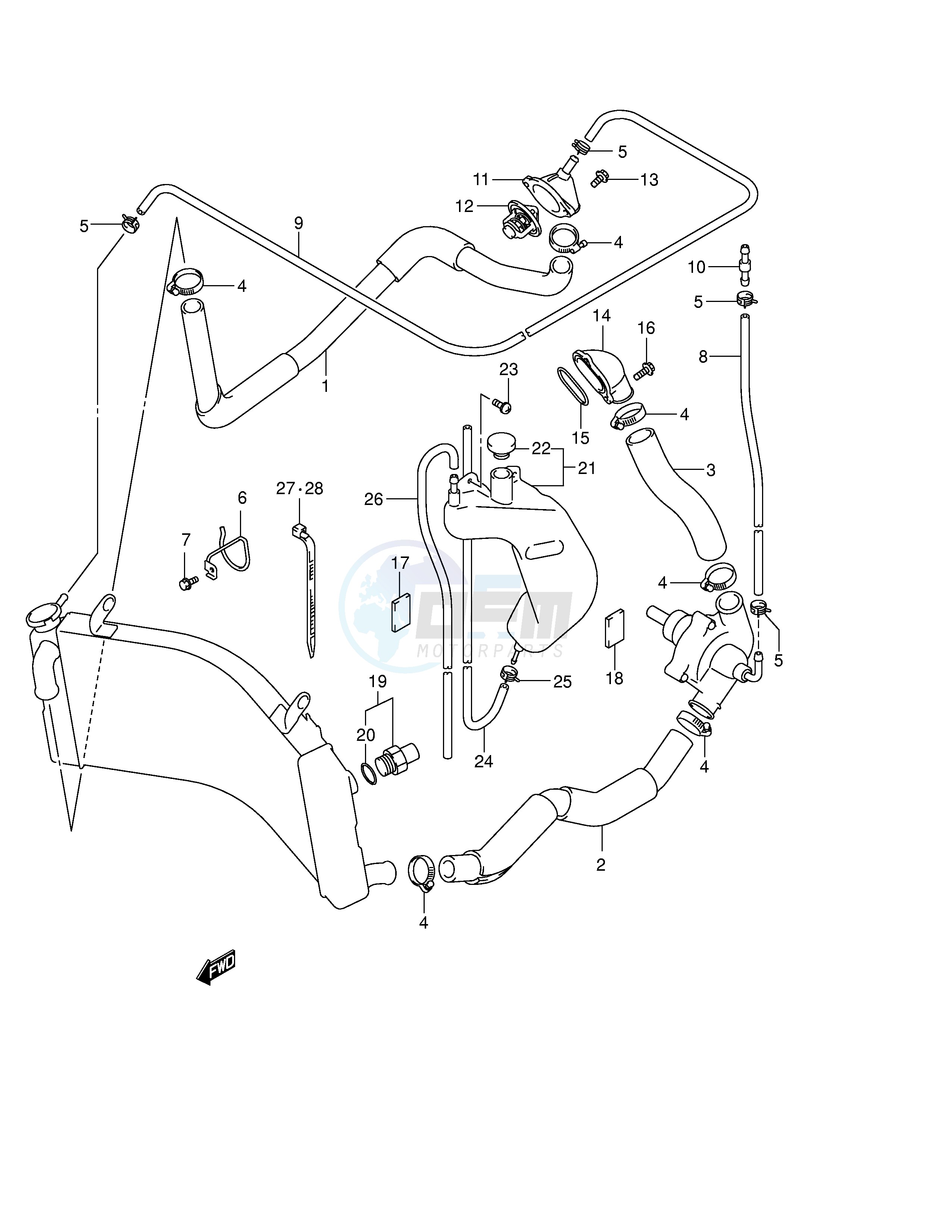 RADIATOR HOSE image