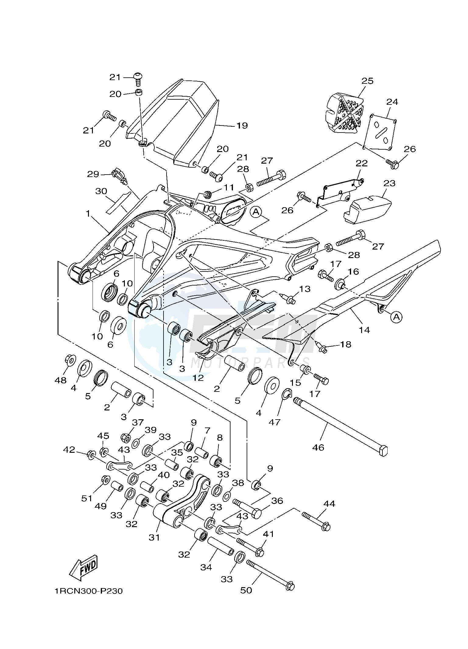 REAR ARM blueprint