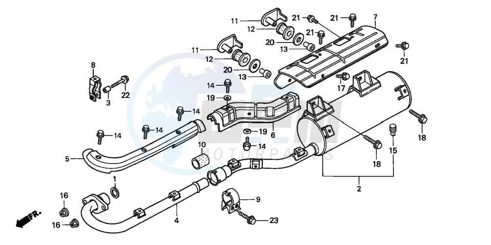 EXHAUST MUFFLER image