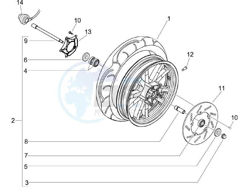 Front wheel image