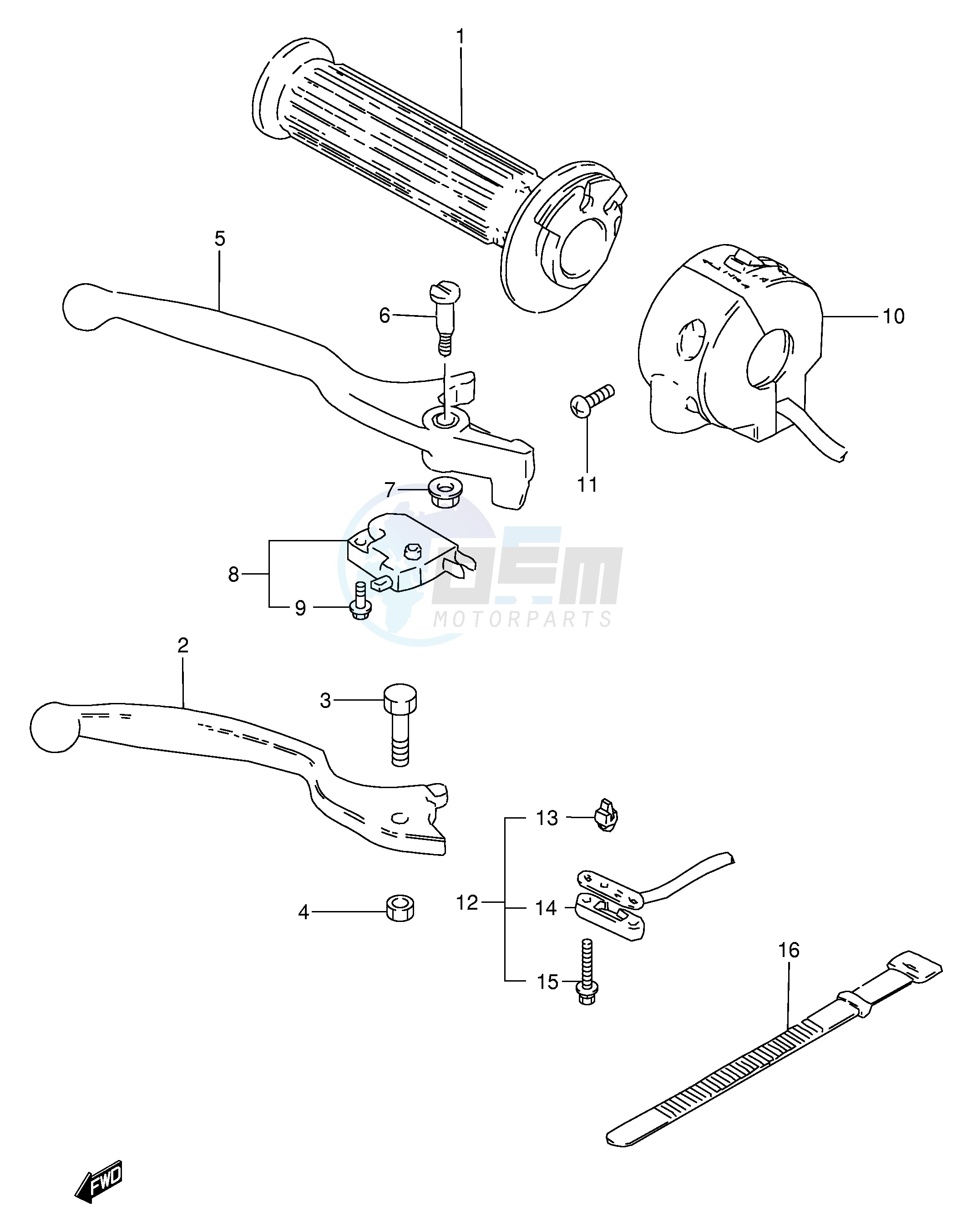 RIGHT HANDLE SWITCH image