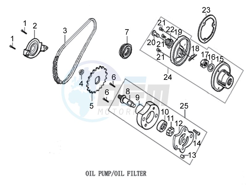 Oil pump - Oil Filter image