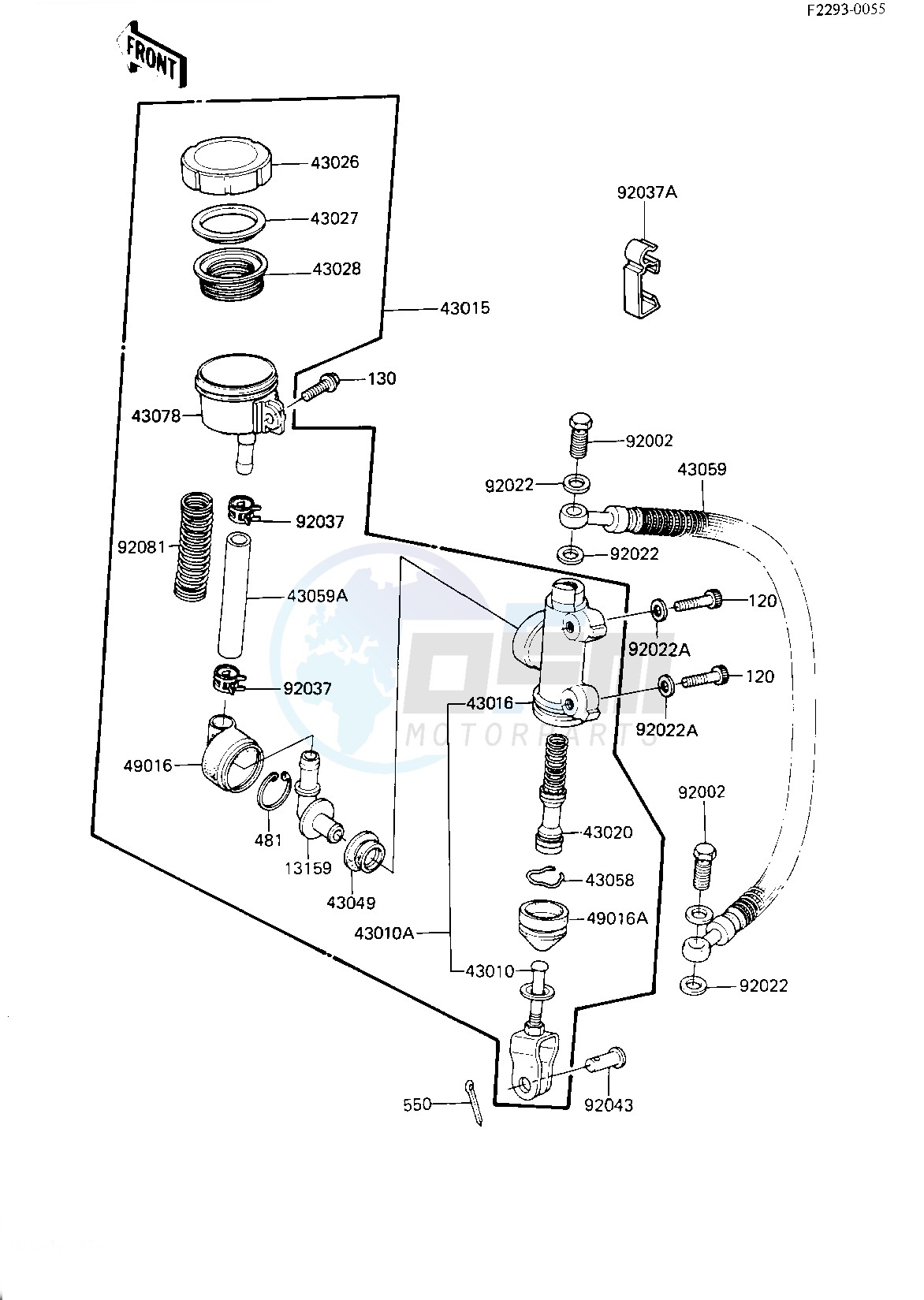 REAR MASTER CYLINDER image