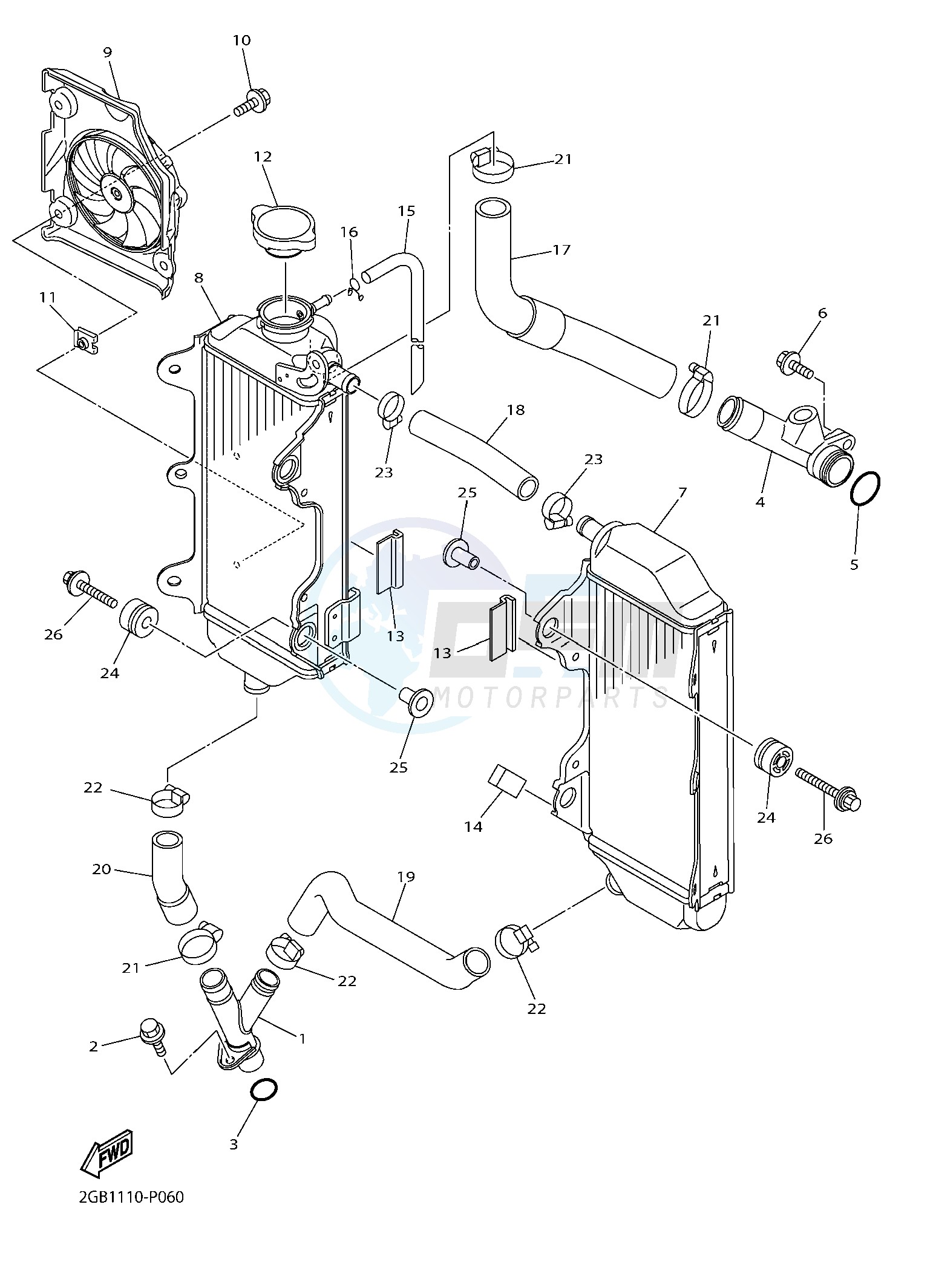 RADIATOR & HOSE image