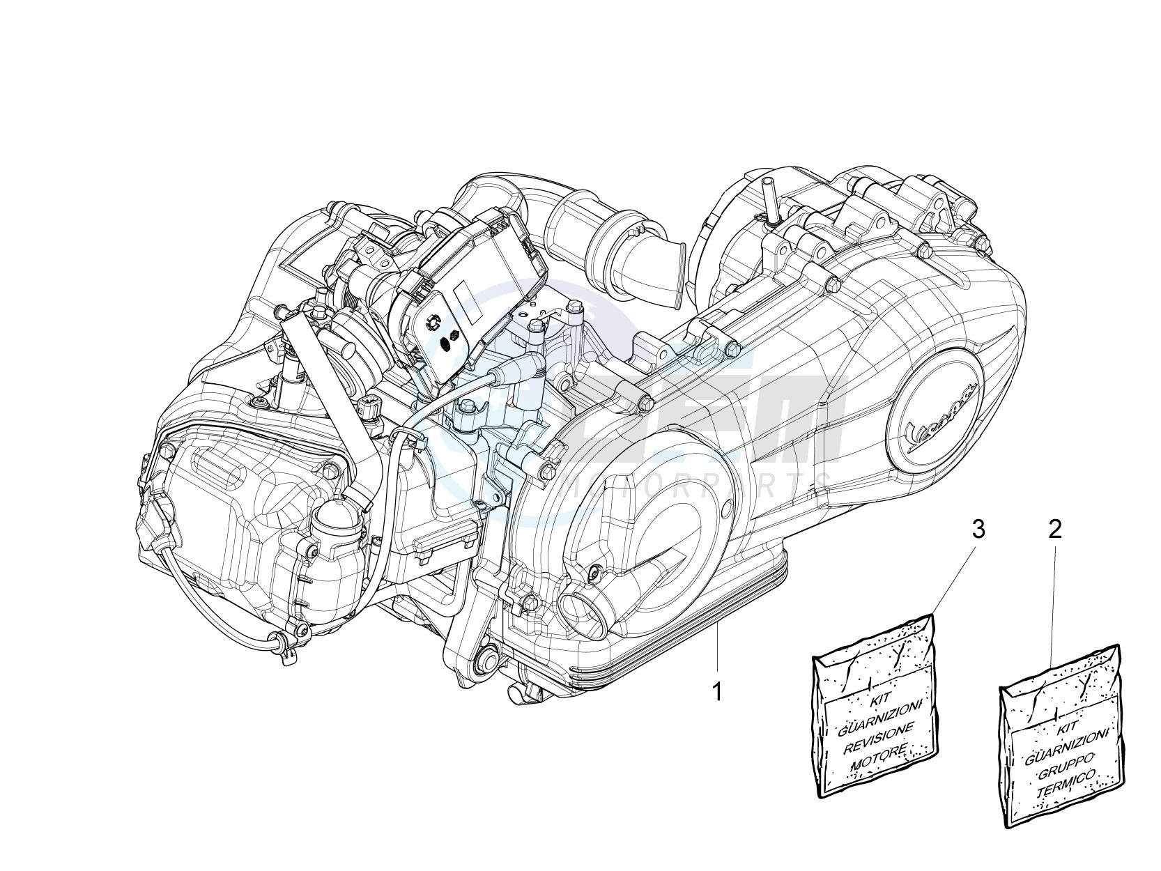 Engine, assembly image