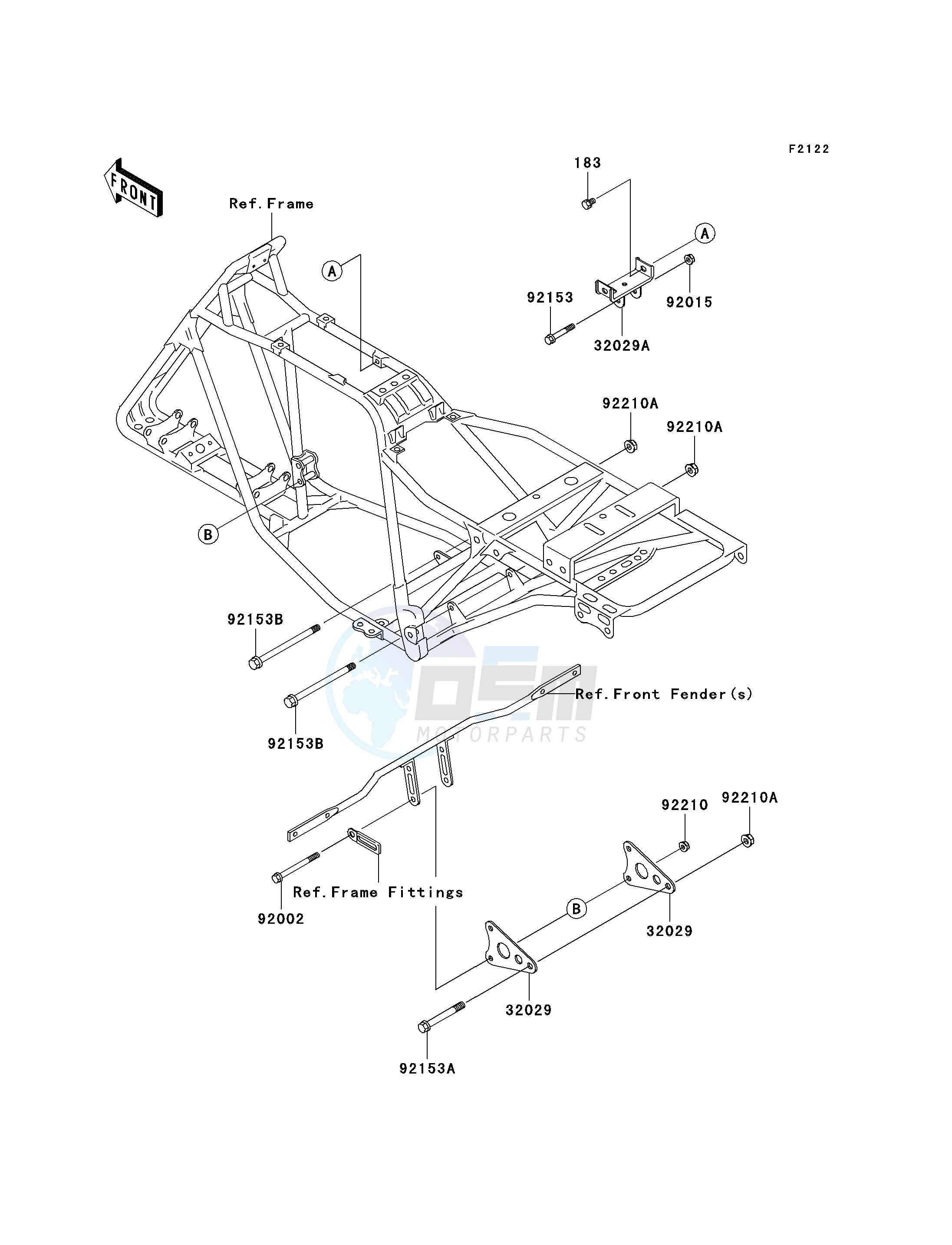 ENGINE MOUNT blueprint