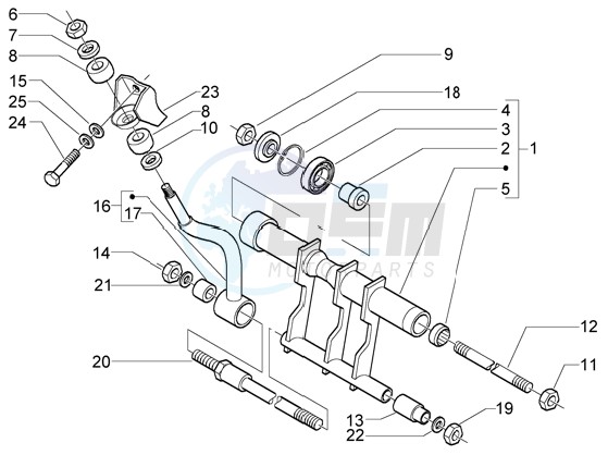 Swinging arm image