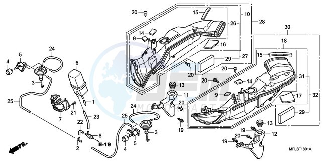 AIR INTAKE DUCT/SOLENOID VALVE image