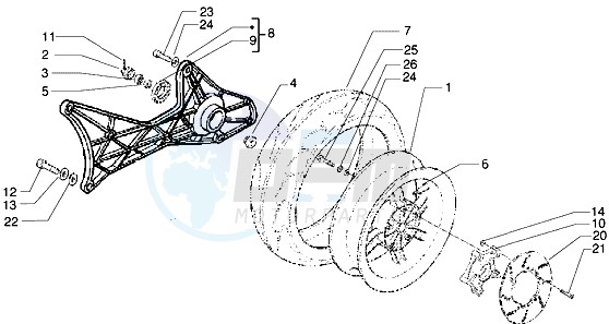 Rear Wheel blueprint