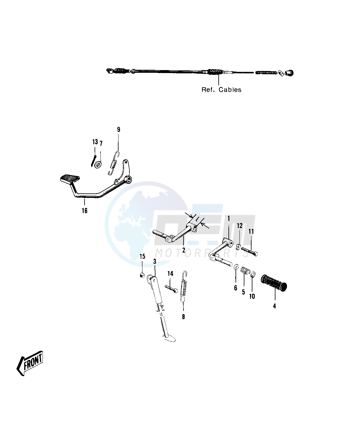 FOOTRESTS_STAND_BRAKE PEDAL image