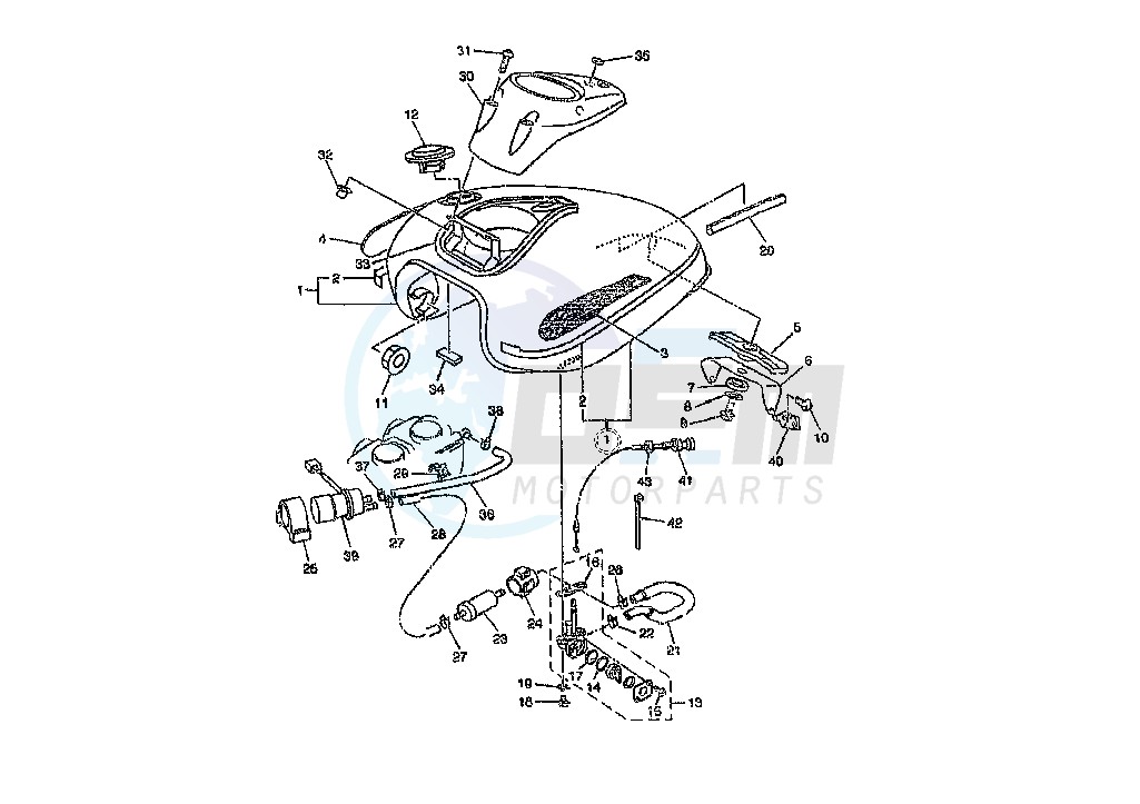 FUEL TANK MY04 blueprint