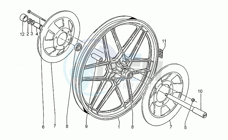 Front wheel, 1st series image