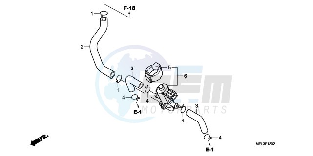 AIR INJECTION CONTROL VALVE blueprint