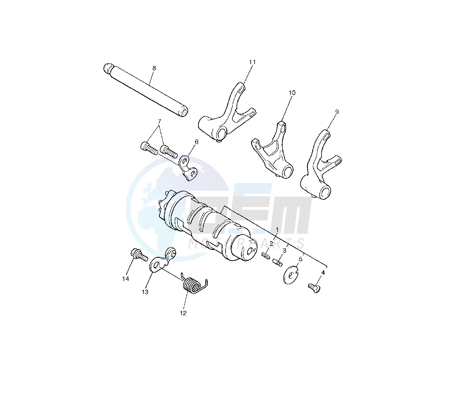 SHIFT CAM AND FORK image