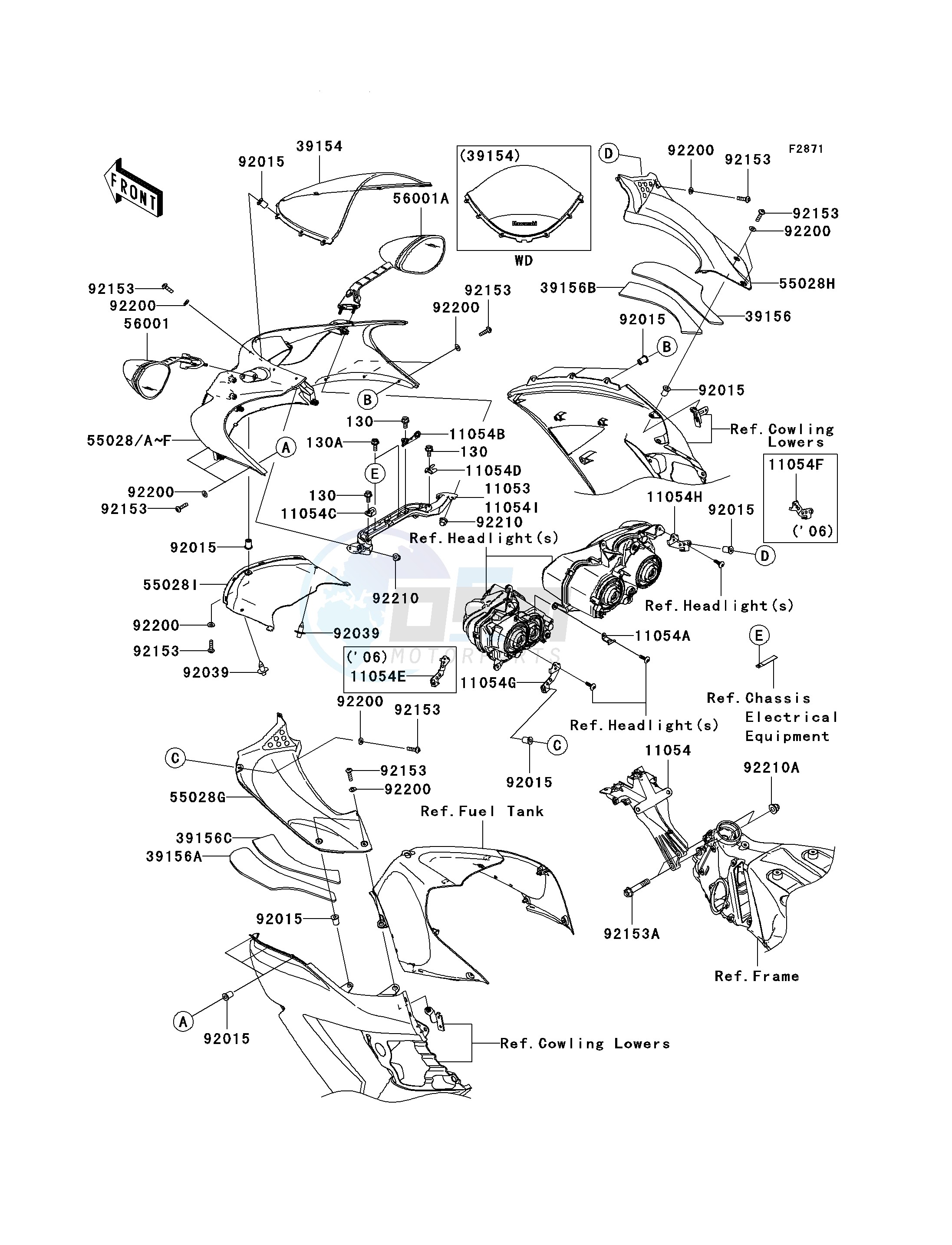 OEM OWNERS TOOLS - Kawasaki [Motorcycle] ZX 1400 A [NINJA ZX-14 