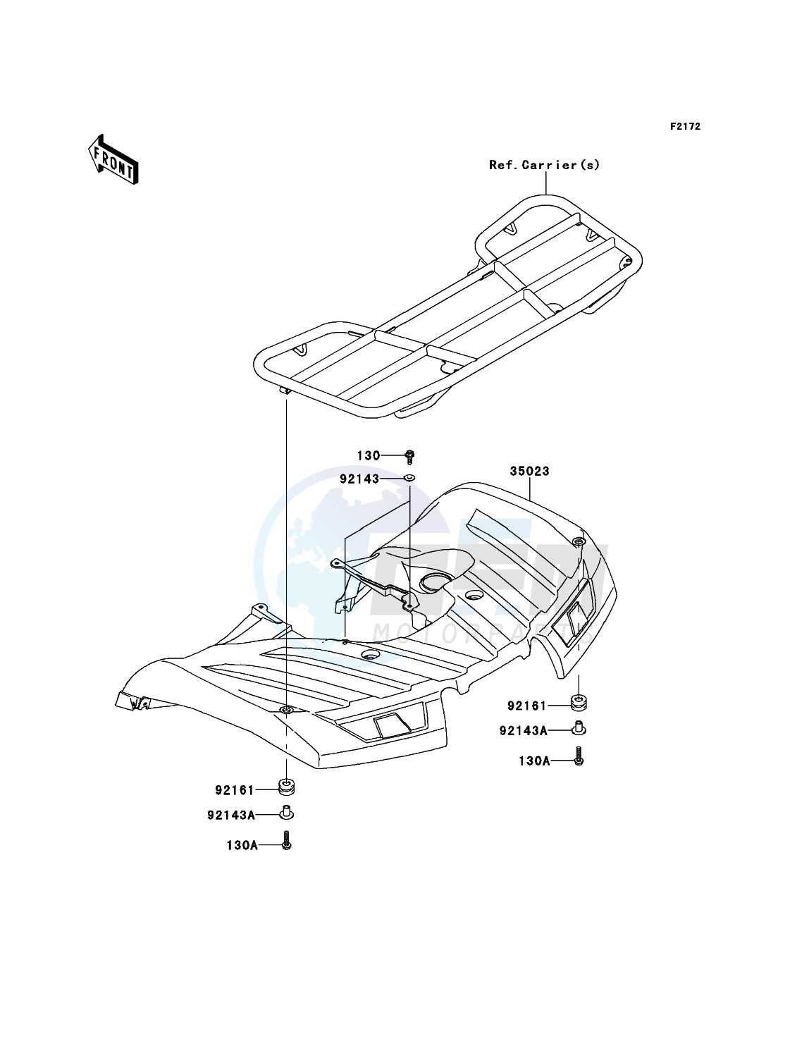 Rear Fender(s) blueprint