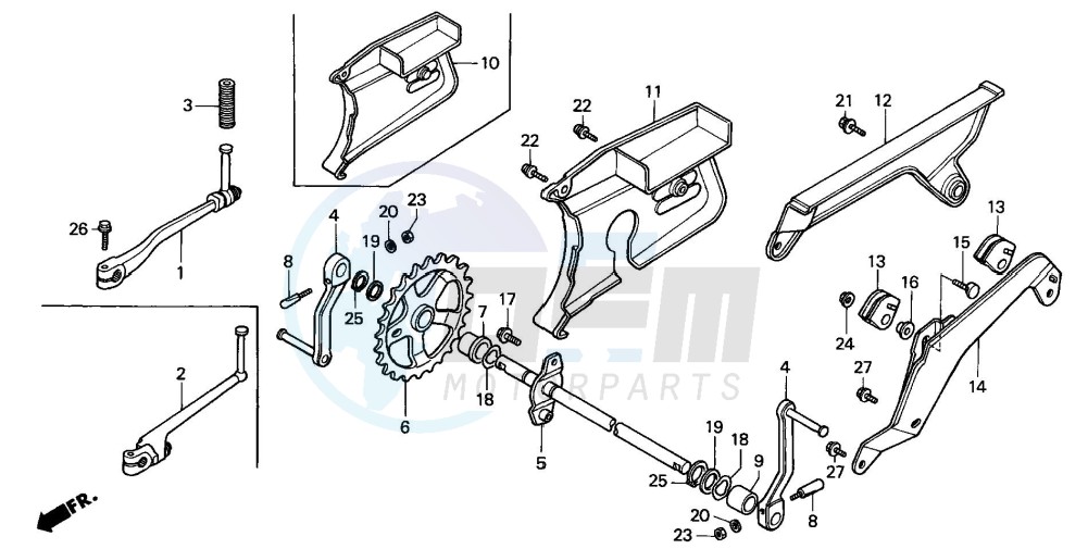 PEDAL/KICK STARTER ARM image