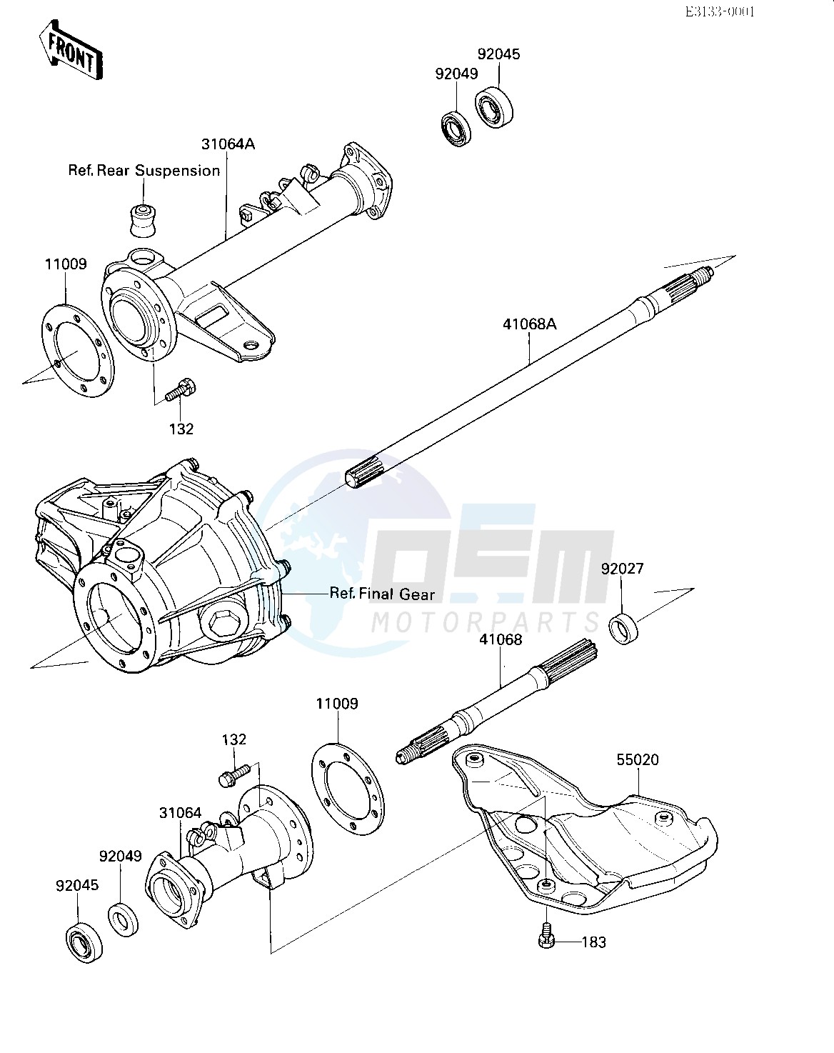 REAR AXLE image