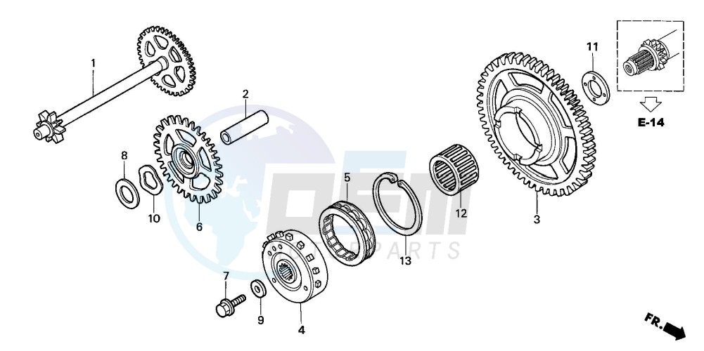 STARTING CLUTCH blueprint