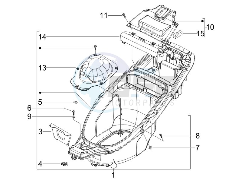 Helmet box - Undersaddle blueprint