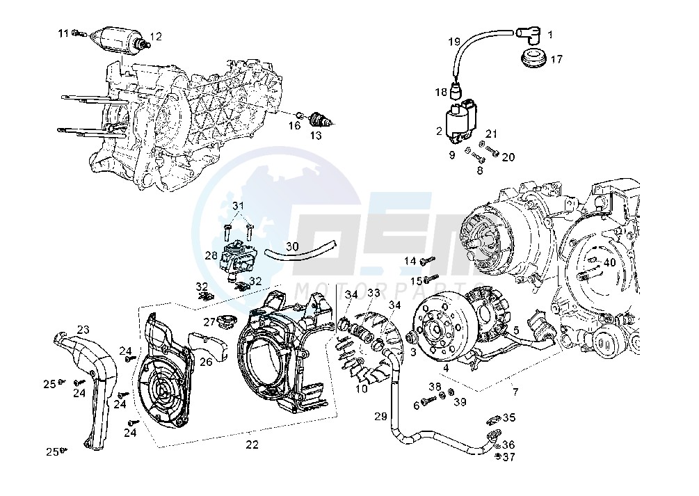 STARTING MOTOR-GENERATOR image