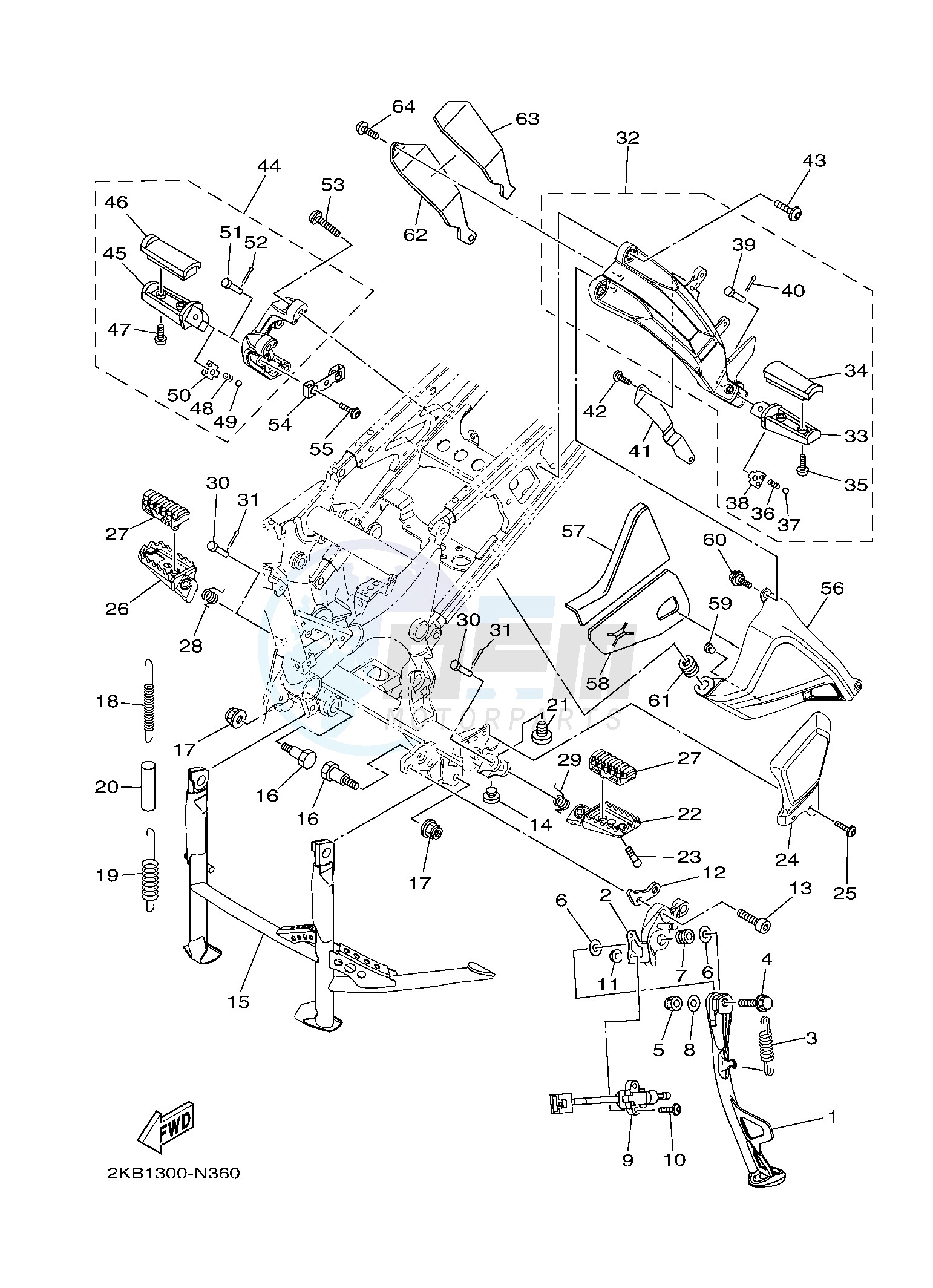 STAND & FOOTREST image